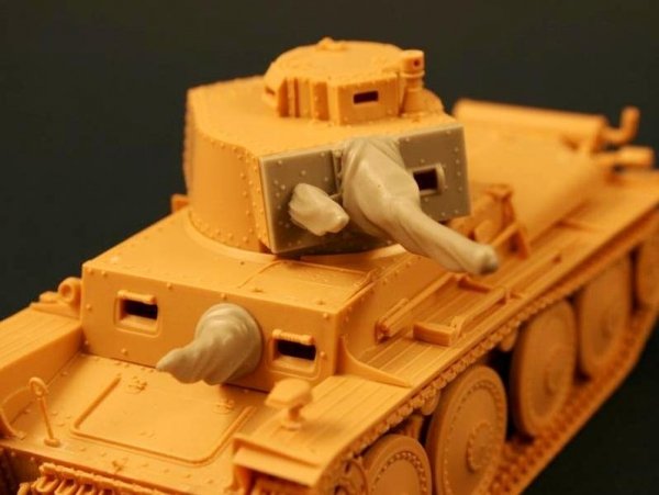 Panzer Art RE35-122 A7 Barrels with canvas cover for Panzer 38(t) 1/35