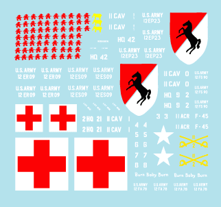 Star Decals 35-932 11th Cavalry in Vietnam and Cambodia 2 1/35