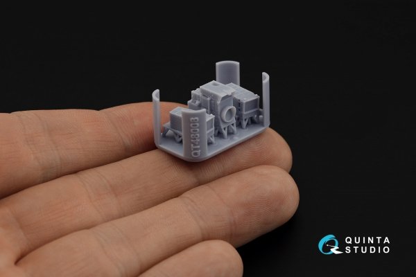 Quinta Studio QDS+48262 Tornado IDS Italian 3D-Printed coloured Interior on decal paper (Revell) (small version) (with 3D-printed resin parts) 1/48