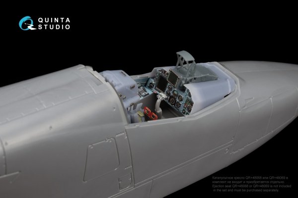 Quinta Studio QD+48438 Su-25SM/SM3 3D-Printed coloured Interior on decal paper (Zvezda/Quinta Models/Arma Models) 1/48
