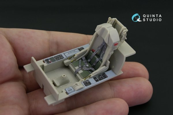 Quinta Studio QD32081 F-5F 3D-Printed coloured Interior on decal paper (for KittyHawk kit) 1/32
