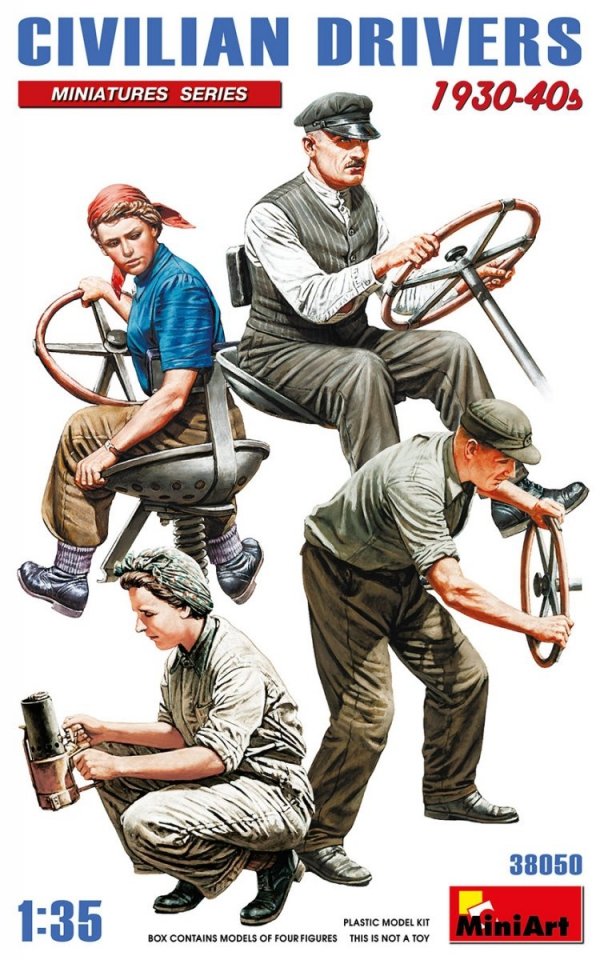 MiniArt 38050 CIVILIAN DRIVERS 1930-40s 1/35