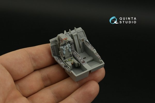 Quinta Studio QD48394 A-6E TRAM 3D-Printed &amp; coloured Interior on decal paper (Kinetic) 1/48