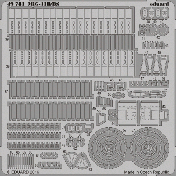 Eduard 49781 MiG-31B/ BS 1/48 AMK