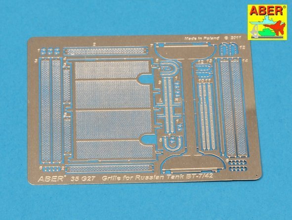 Aber 35G27 Grilles for BT-7 or BT-42 (1:35)