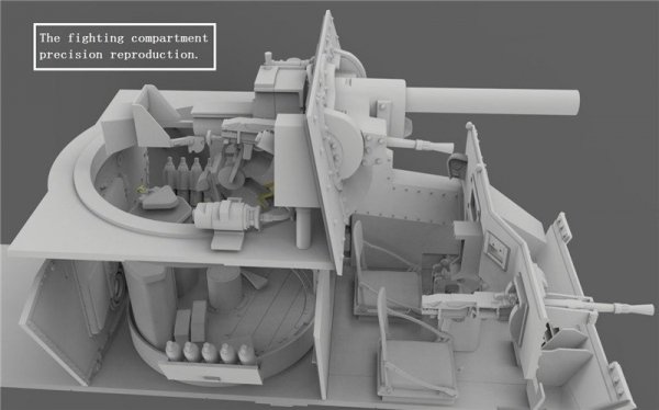 Gecko Models 35GM0001 CRUISER TANK MK.II ACS WITH INTERIOR (1:35)