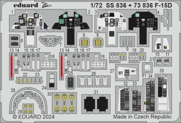 Eduard SS836 F-15D FINE MOLDS 1/72