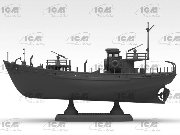 ICM S012 KFK Kriegsfischkutter WWII German multi-purpose boat 1/144