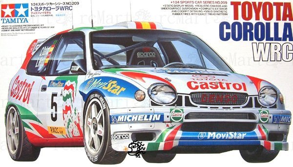 Tamiya 24209 Toyota Corolla WRC (1:24)