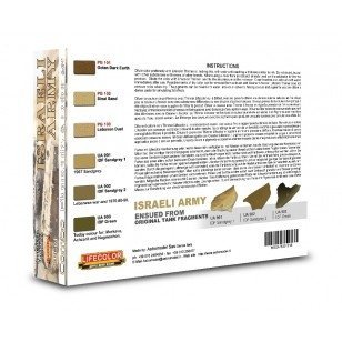 Lifecolor SPG01 Pigments and colours Israeli Army 6x22ml
