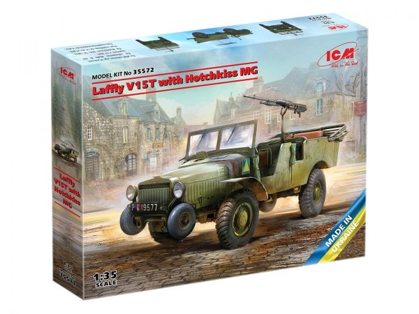 ICM 35572 Laffly V15T with Hotchkiss machine gun 1/35