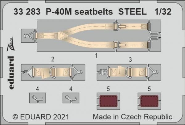 Eduard BIG33133 P-40M part I TRU 1/32