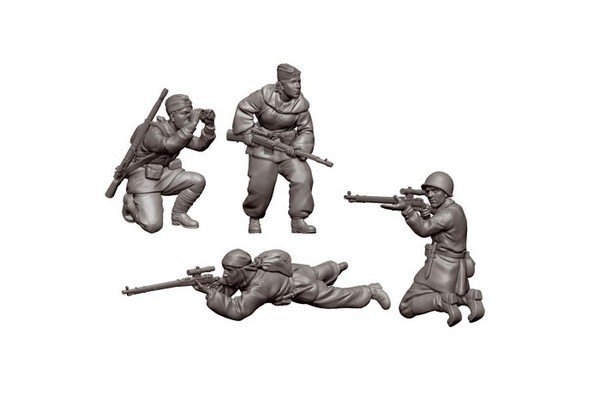 Zvezda 6193 Soviet Snipers 1/72