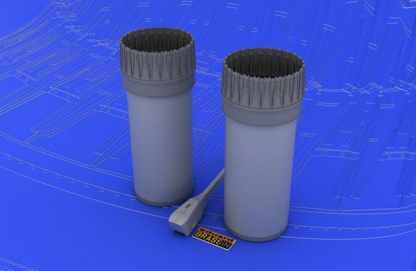 Eduard 648022 F-4 exhaust nozzles early 1/48 (Hasegawa)