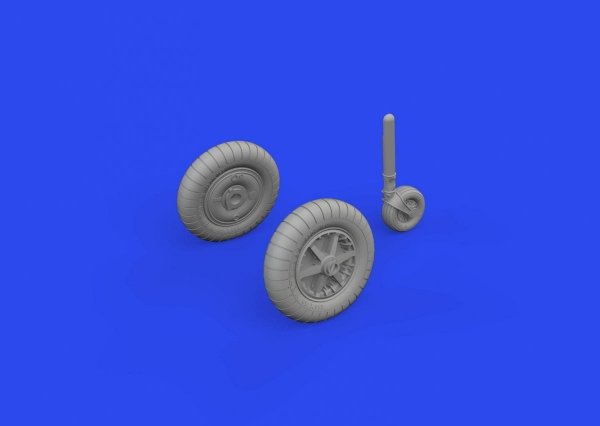Eduard 672316 Bf 109F wheels PRINT EDUARD 1/72