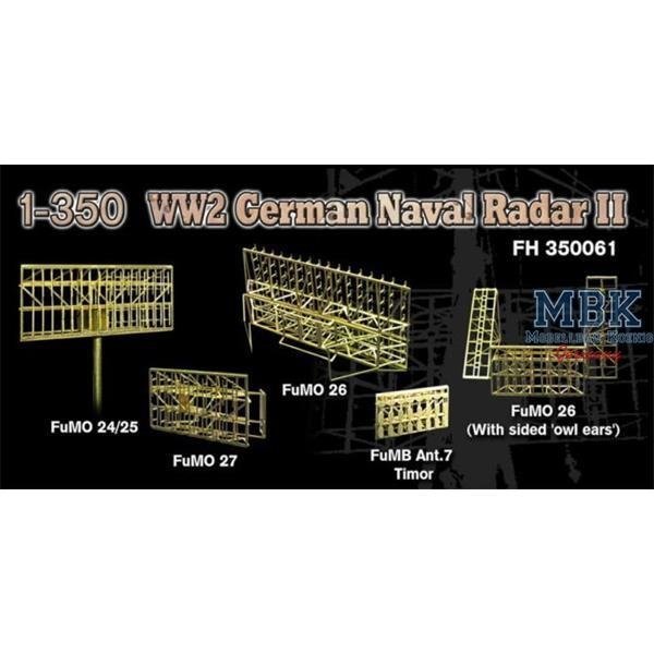 Flyhawk FH350061 WWII German Navy Radar II 1/350