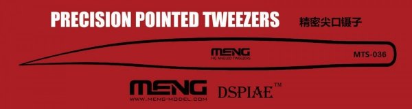 Meng Model MTS-036 Precision Pointed Tweezers (Precyzyjne szpiczaste szczypce)