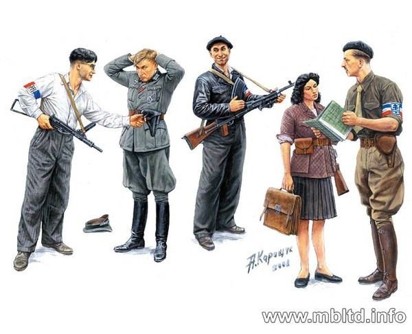 Master Box 3551 Maquis, French Resistance  (1:35)