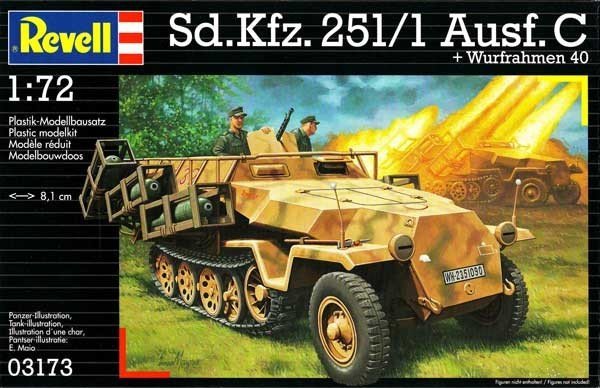 Revell 03173 Sd.Kfz. 251/1 Type C + Rocket Launcher 40 (1:72)