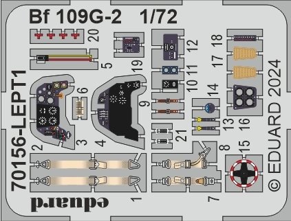 Eduard 70156 Bf 109G-2 - ProfiPACK Edition 1/72