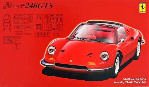 Fujimi 126449 Ferrari Dino 246GTS (Spider) (1:24)