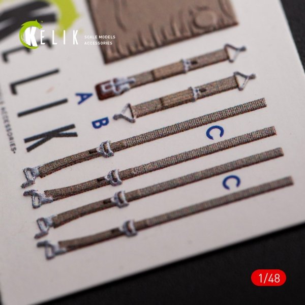 Kelik K48059 P-51H Mustang interior 3D decals for Modelsvit kit (1/48)