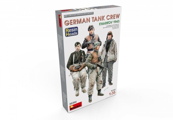 MiniArt 35354 German Tank Crew Kharkov 1943 (Resin Heads) 1/35