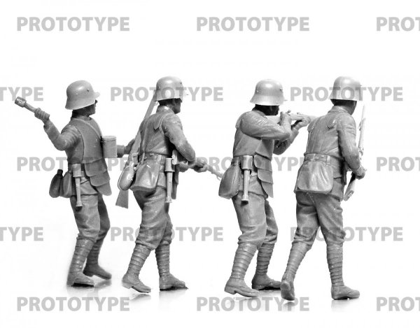 ICM 35722 WWI German Infantry in аrmor 1/35