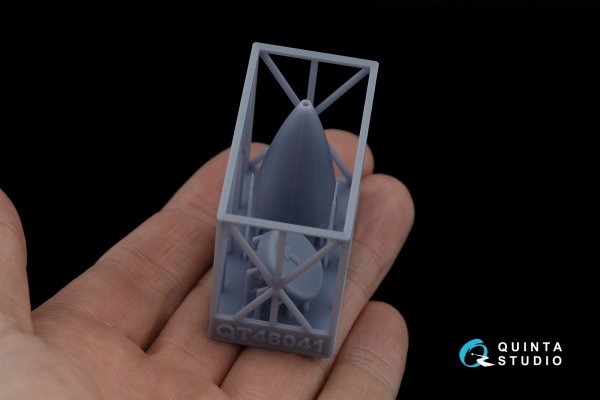 Quinta Studio QT48041 MiG-29K Сorrected nose cone (HobbyBoss) 1/48