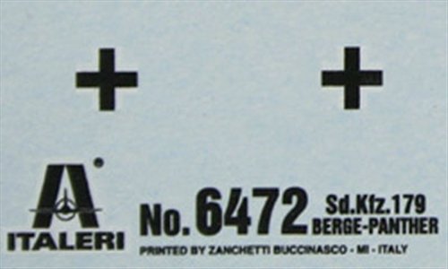 Italeri 6472 SD.KFZ.179 BERGEPANTHER (1:35)