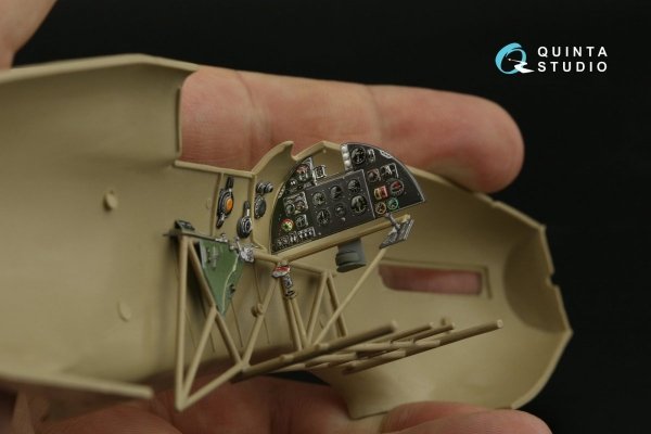 Quinta Studio QD32140 Hawker Hurricane Family 3D-Printed &amp; coloured Interior on decal paper (Fly) 1/32