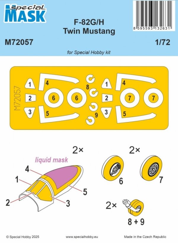 Special Hobby M72057 F-82G/H Twin Mustang (For Special Hobby) 1/72