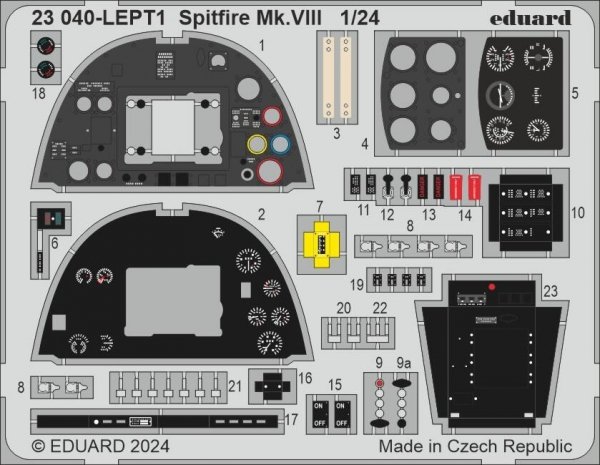 Eduard BIG2406 Spitfire Mk. VIII AIRFIX 1/24