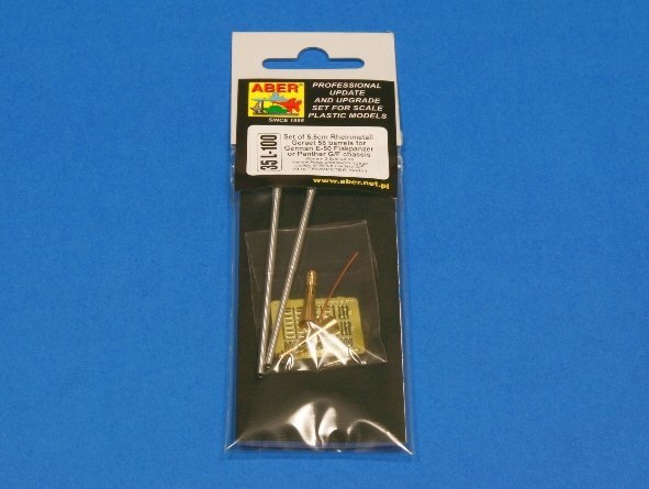 Aber 35L-100 Set of 5,5cm Rheinmetall Geraet 58 barrels for German E-50 Flakpanzer (1:35)	