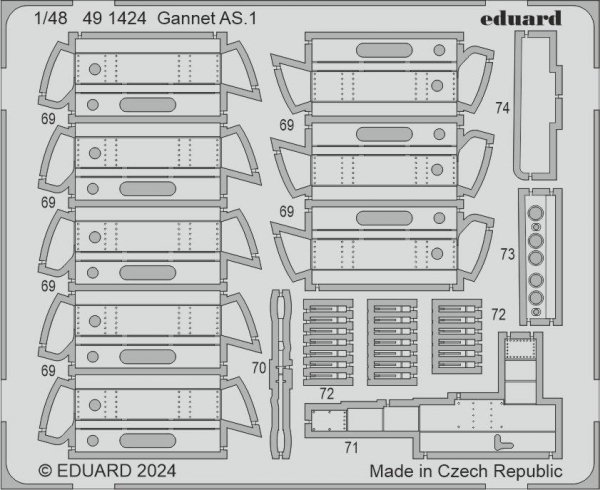 Eduard BIG49407 Gannet AS.1 AIRFIX 1/48