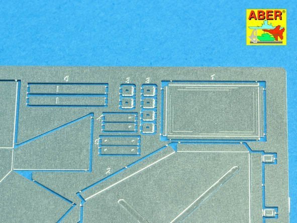 Aber 25020 Rear boxes for (Sd.Kfz. 171) Panther Ausf.A (1:25)