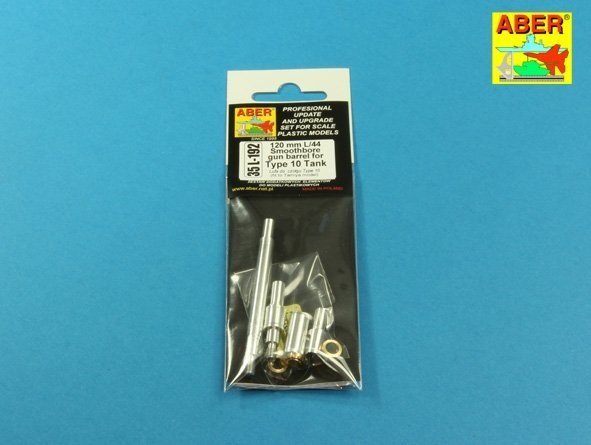 Aber 35L-192 120 mm L/44 Smoothbore gun barrel forType 10 Tank 1/35