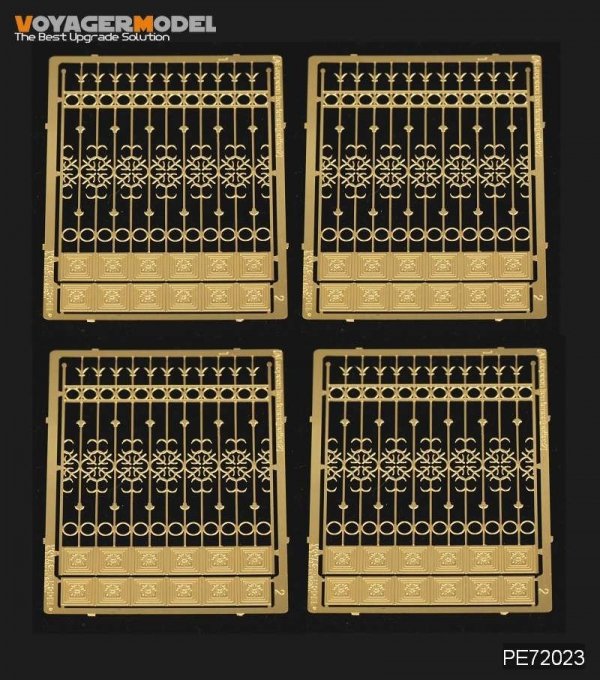 Voyager Model PE72023 European Iron Fence (Pattern 2) for all  1/72