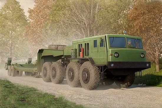Trumpeter 01089 MAZ-545 Transporter with CHMZAP-5247G Semi-trailer 1/35