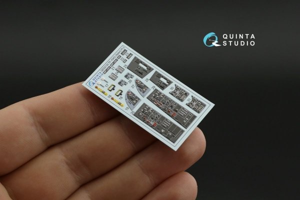Quinta Studio QD32130 TF-104G 3D-Printed &amp; coloured Interior on decal paper (Italeri) 1/32