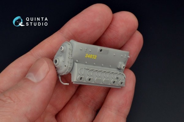 Quinta Studio QD32052 Bf 109E-3 3D-Printed &amp; coloured Interior on decal paper (for Cyber-hobby/Dragon kit) 1/32