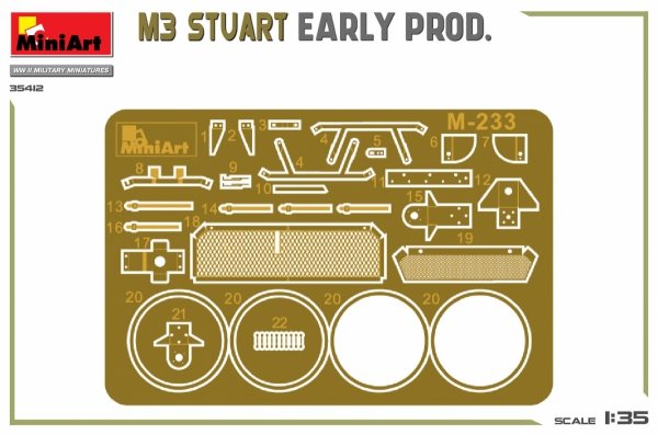 MiniArt 35412 M3 STUART EARLY PROD. 1/35