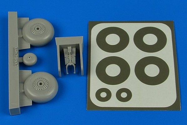 Aires 7364 Wellington wheels &amp; paint masks (early) 1/72 AIRFIX