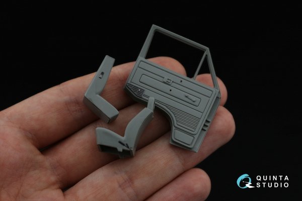 Quinta Studio QD35138 Bundeswehr VW T3 Family 3D-Printed &amp; coloured Interior on decal paper (Takom) 1/35