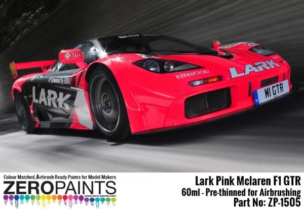Zero Paints ZP-1505 Lark Pink - Mclaren F1 GTR Paint 60ml