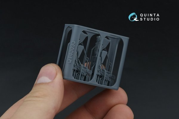 Quinta Studio QR+48092 GRU-7A late, 2 ejection seats for F-14 A/F-14B (Tamiya, Hobby Boss) 1/48