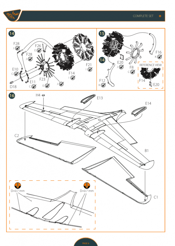 Clear Prop! CP4804 H-75N Hawk ADVANCED KIT 1/48