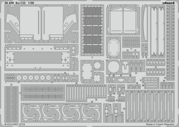 Eduard 36409 Su-122 1/35 TAMIYA