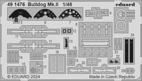 Eduard 491476 Bulldog Mk. II AIRFIX 1/48