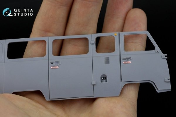 Quinta Studio QD35045 UAZ-3909 3D-Printed &amp; coloured Interior on decal paper (Zvezda) 1/35